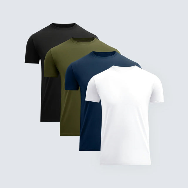 Men’s 4-Pack Short Sleeve Crew Neck T-Shirts