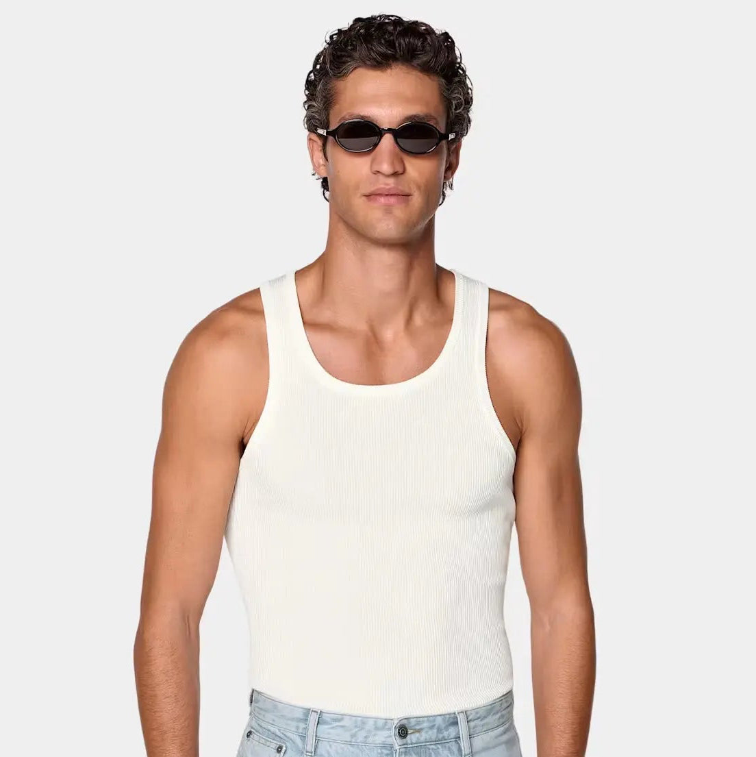 Cotton Ribbed Tank Top