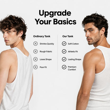 Cotton Ribbed Tank Top