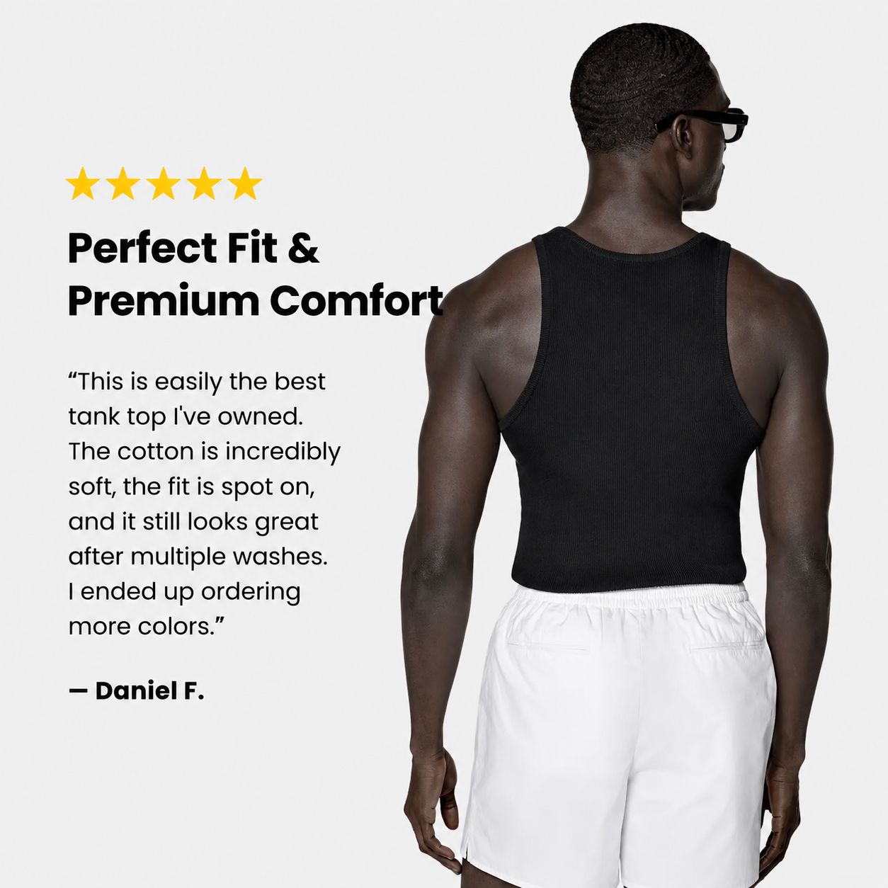 Cotton Ribbed Tank Top