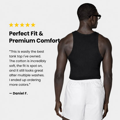 Cotton Ribbed Tank Top