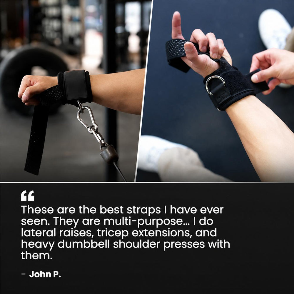 D-RING CUFFED LIFTING STRAPS