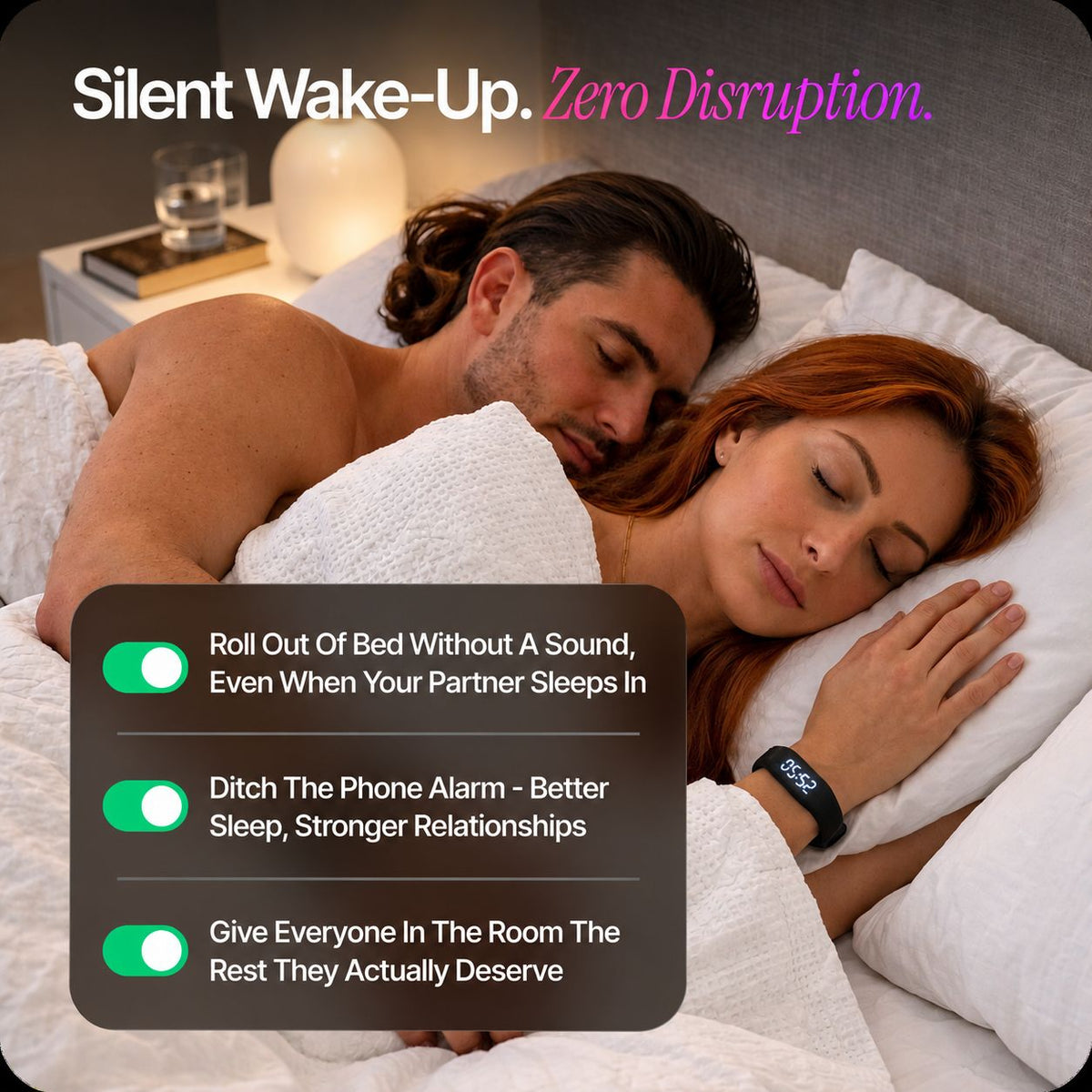 Silent Vibrating Wrist Alarm
