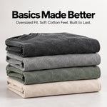 Distressed Washed Cotton Tee 4-Pack