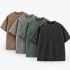Distressed Washed Cotton Tee 4-Pack