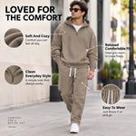 Casual Sporty Sweatsuit Set
