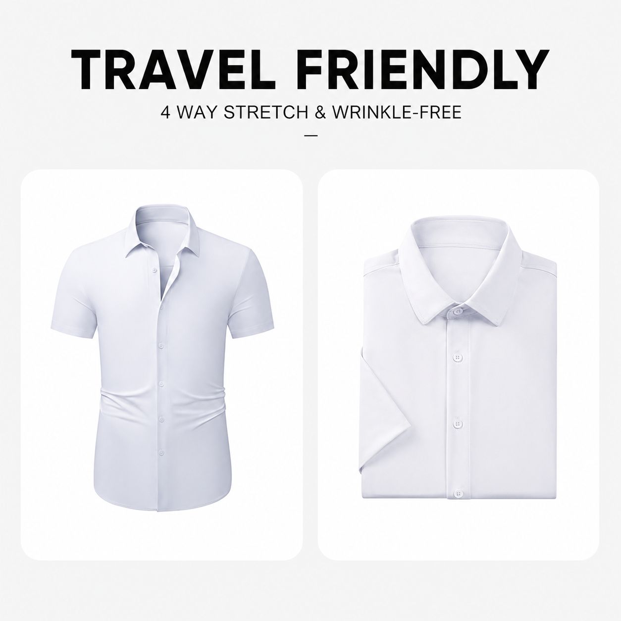 2-Pack Men’s Muscle Fit Shirt