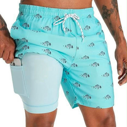 Quick Dry Athletic Swimming Shorts