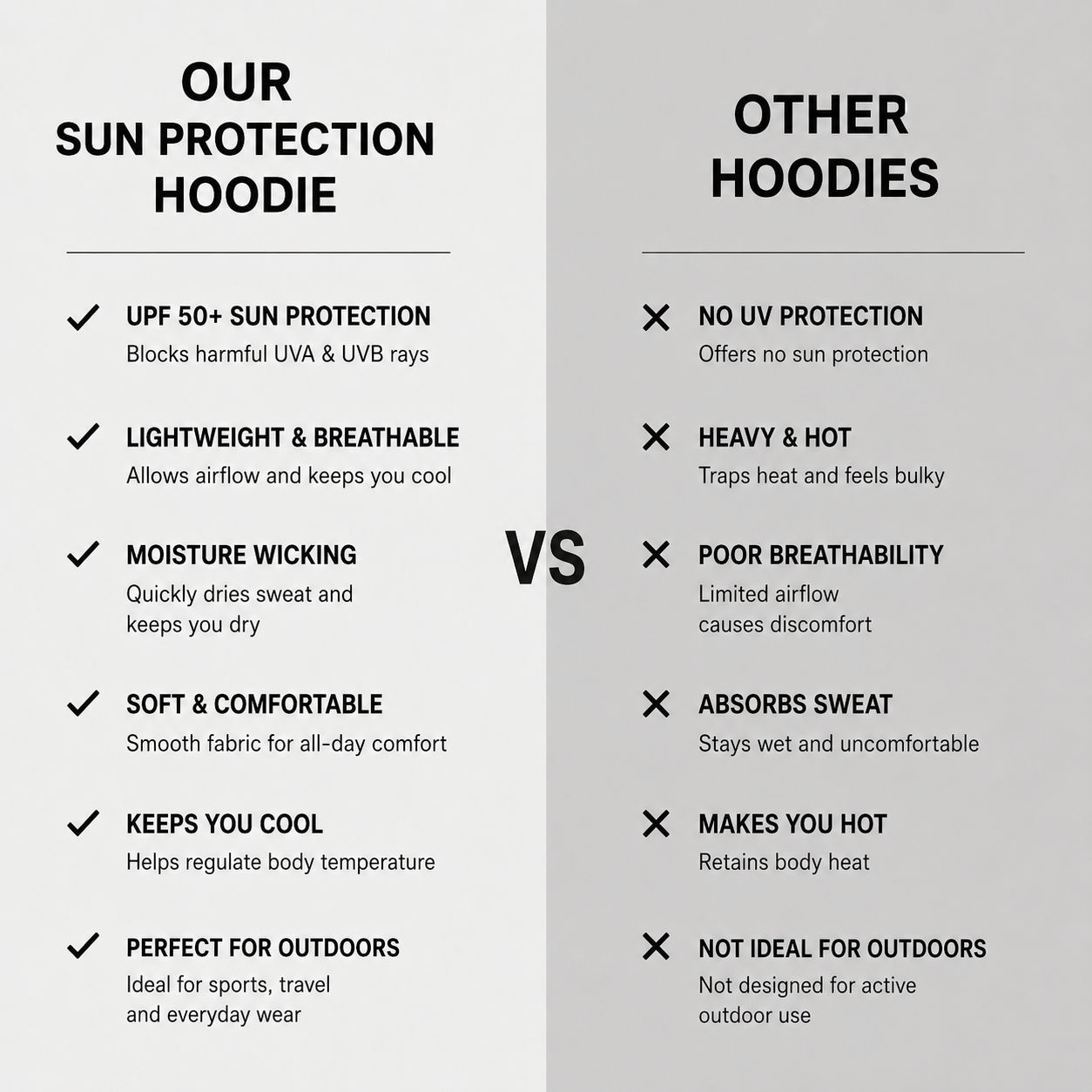 Lightweight Sun Protection Hoodies