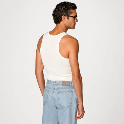 Cotton Ribbed Tank Top
