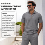 Mens Linen Beach Two Piece Set