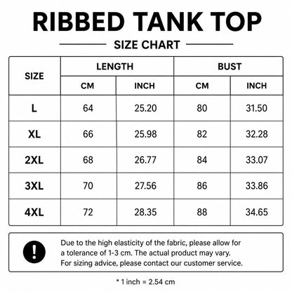 Cotton Ribbed Tank Top