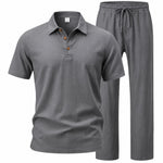 Mens Linen Beach Two Piece Set