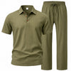 Mens Linen Beach Two Piece Set