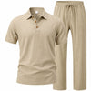 Mens Linen Beach Two Piece Set