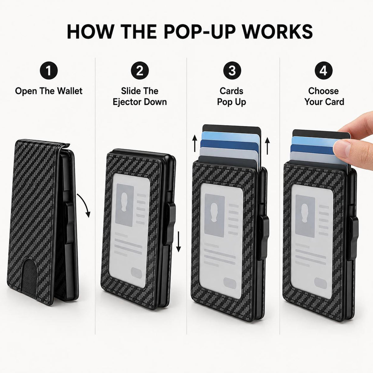 Slim Pop-Up Wallet