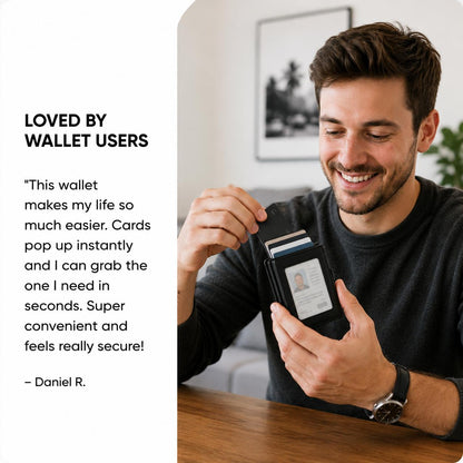 Slim Pop-Up Wallet