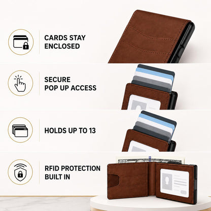 Slim Pop-Up Wallet