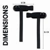 D-RING CUFFED LIFTING STRAPS