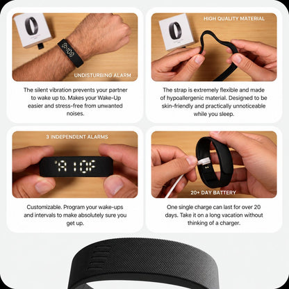 Silent Vibrating Wrist Alarm