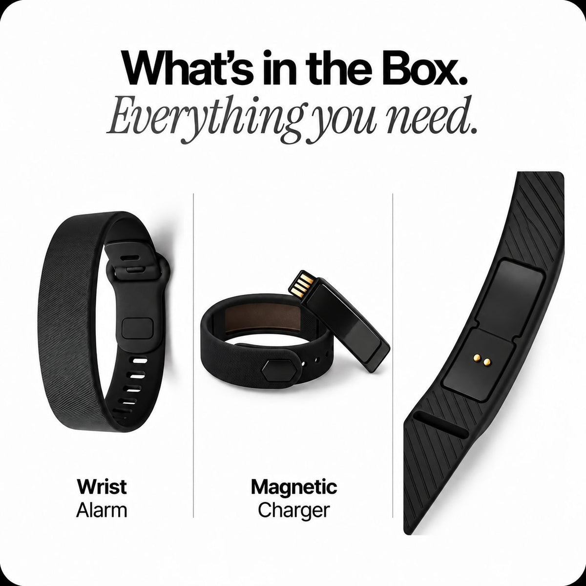 Silent Vibrating Wrist Alarm