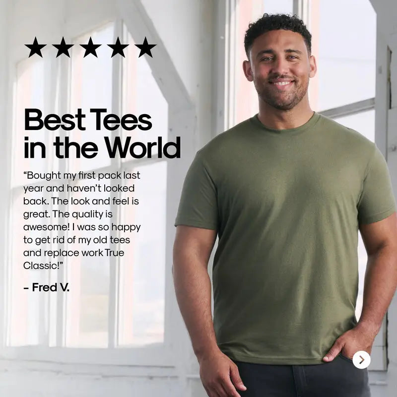 Men’s Short Sleeve Crew Neck T-Shirt